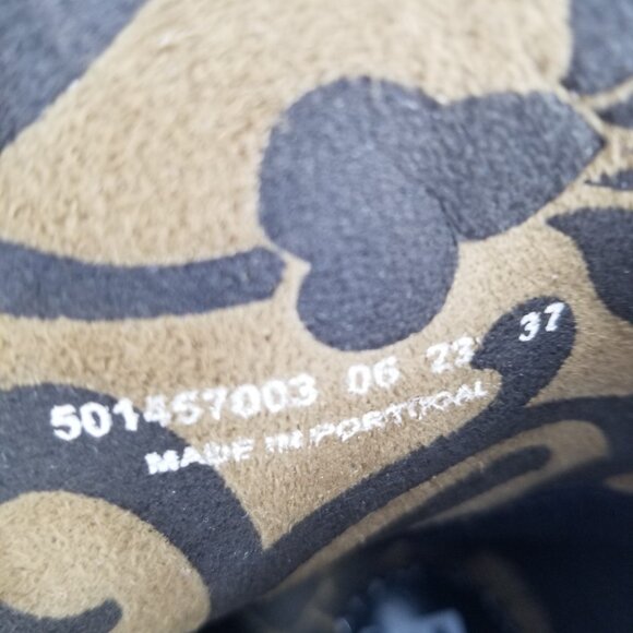 NWY Fly London Patent Leather Zip Front Ankle Boots 37, Goth, Grunge, Whimsigoth - Picture 8 of 12